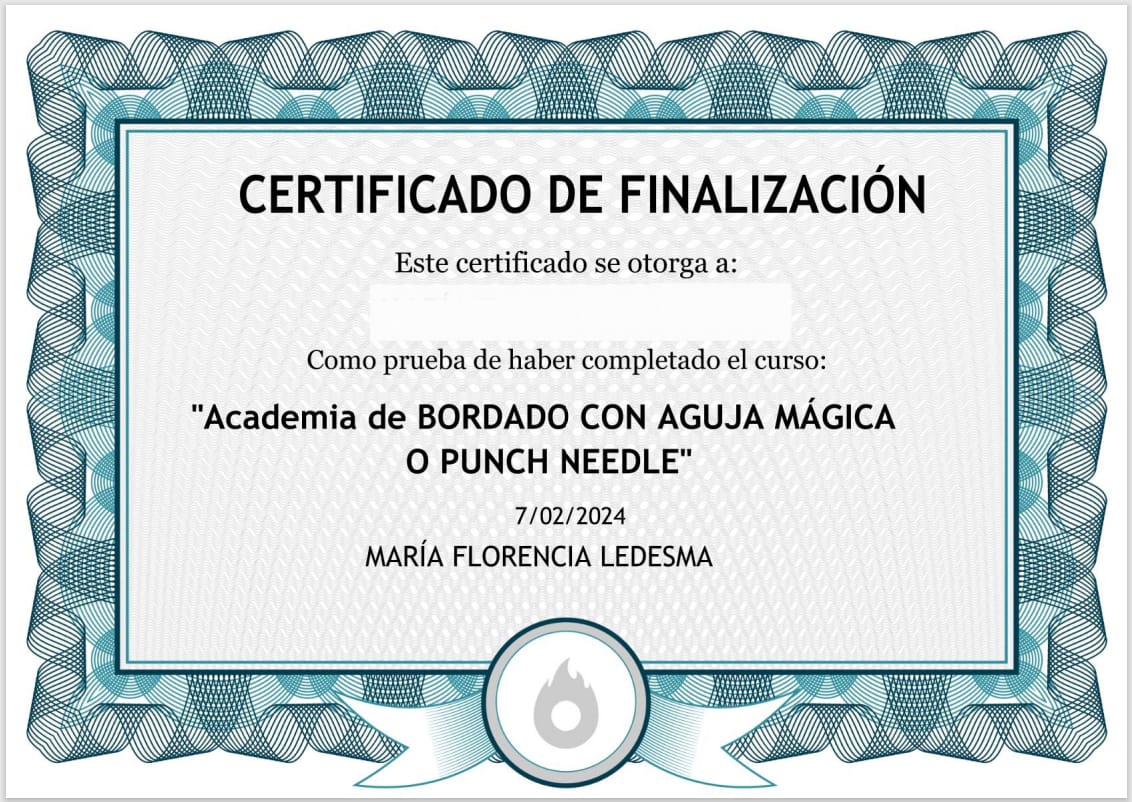 Certificado de Finalización